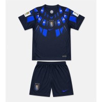 Stroje piłkarskie Urugwaj Koszulka Wyjazdowej dla dzieci MŚ 2026 Krótki Rękaw (+ szorty)